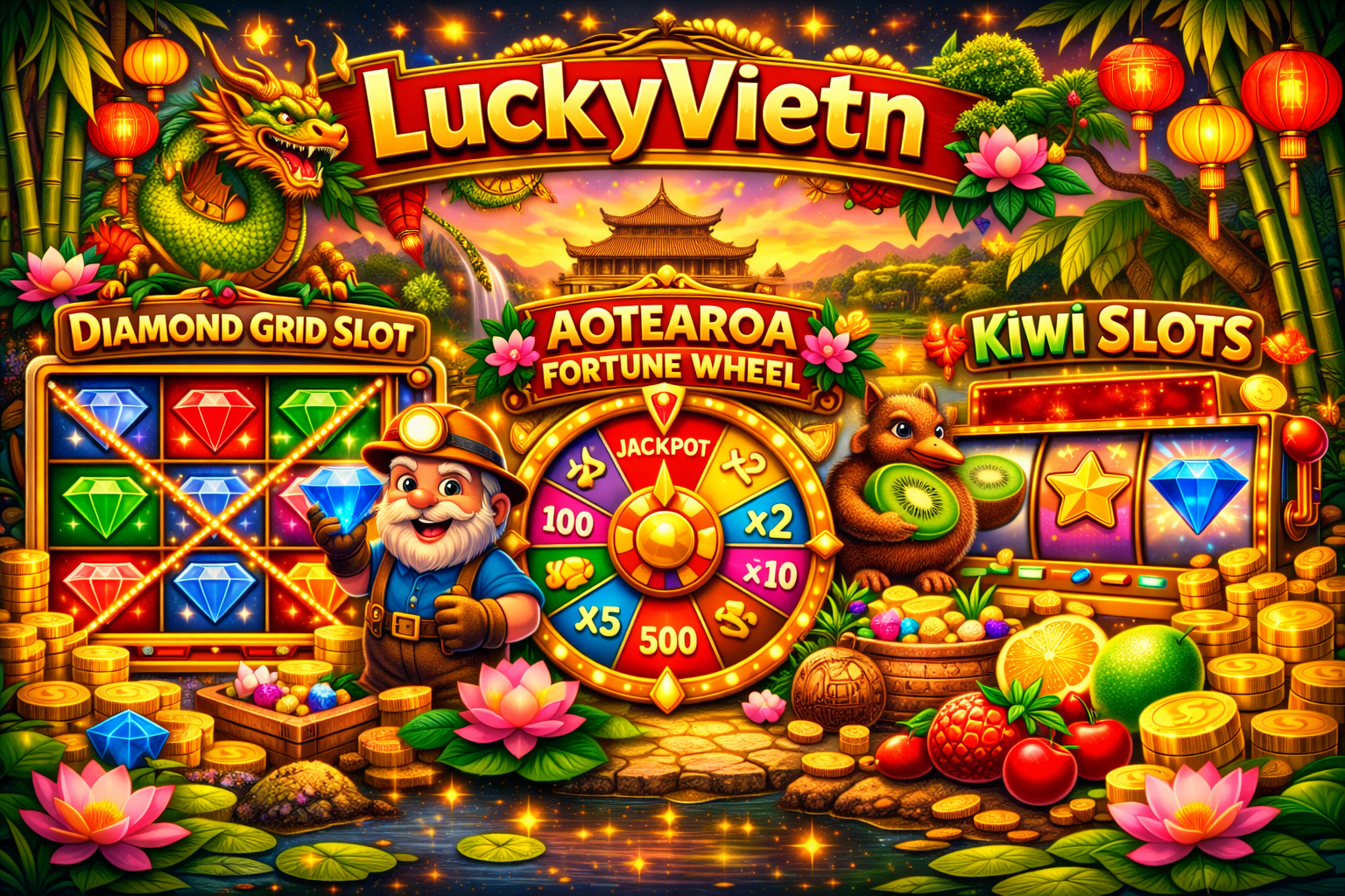 Hình minh hoạ LuckyVietn