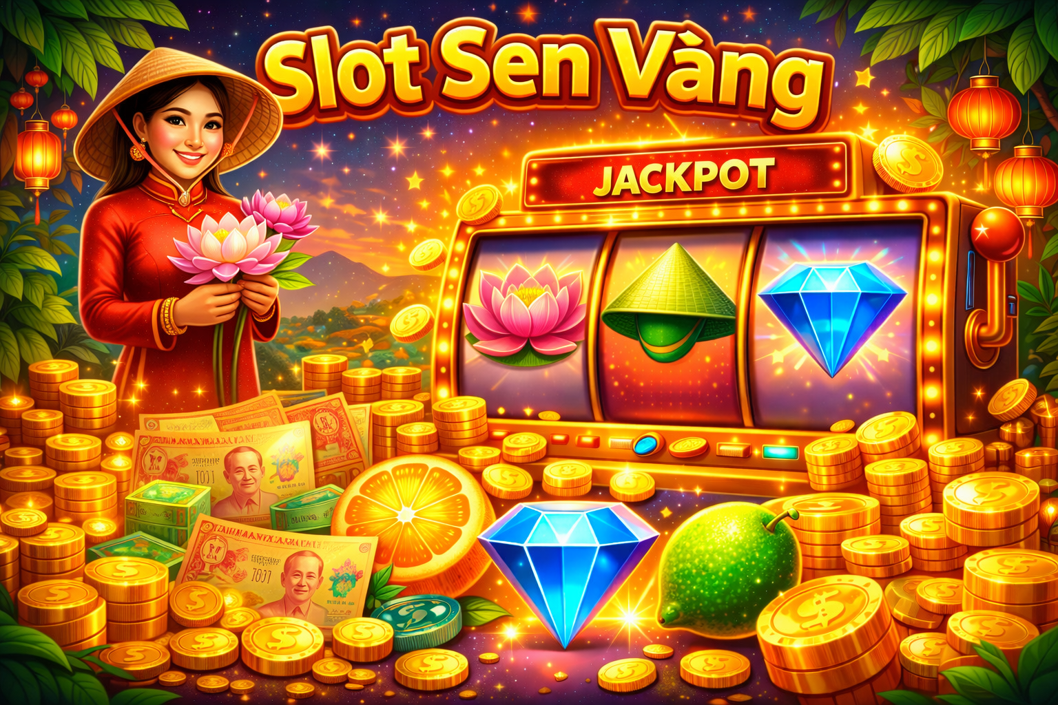 Ảnh xem trước Slot Sen Vàng